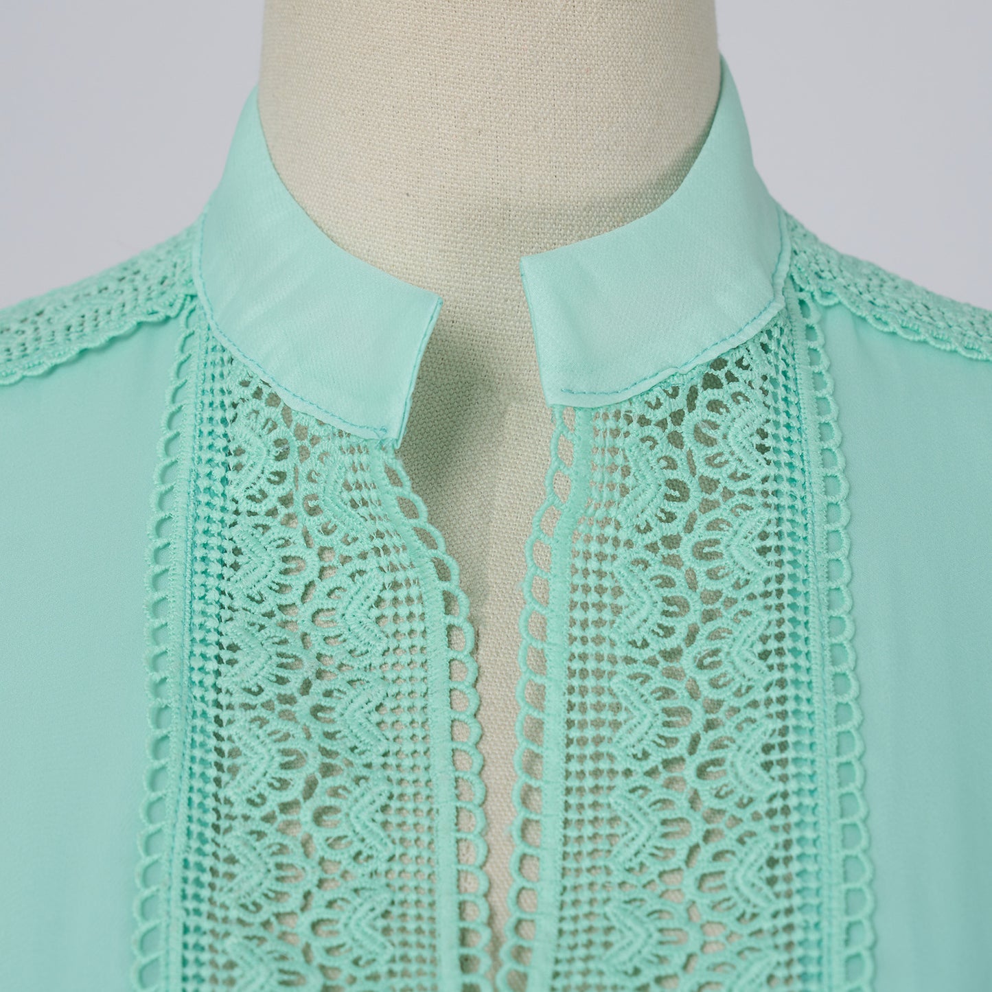 Elegant Lantern Sleeve Holiday Lace Dress