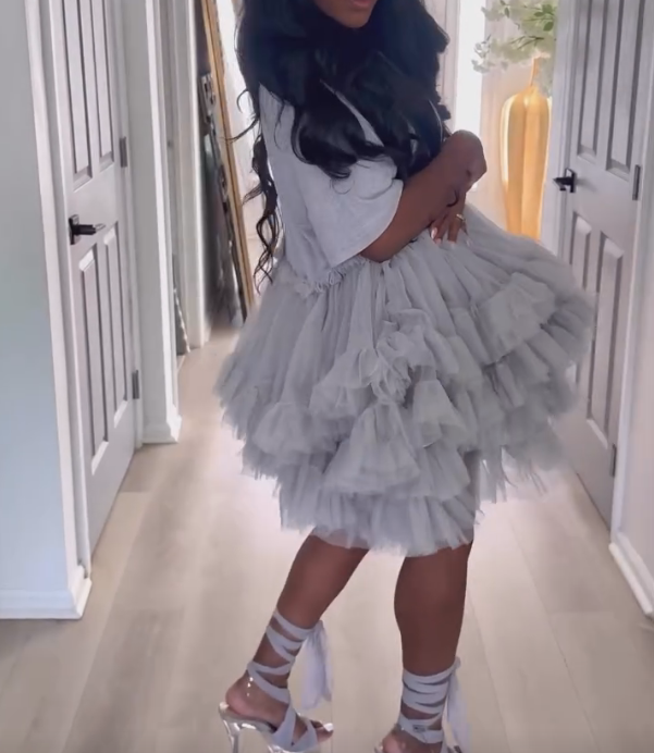 Gray Tutu Skirt