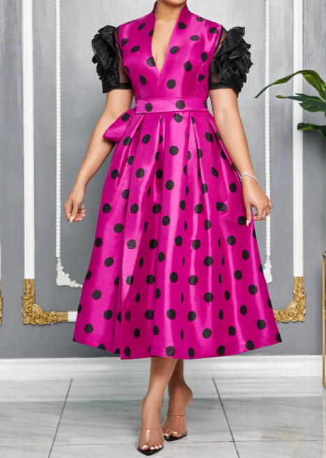 Demure A-line Gown