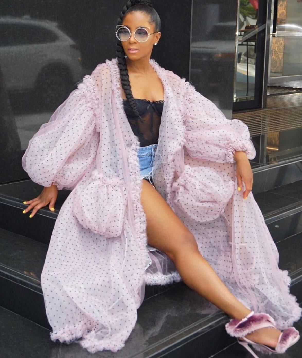 Beverly Hills kimono (light pink)