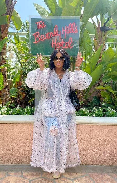 Beverly Hills kimono (light pink)