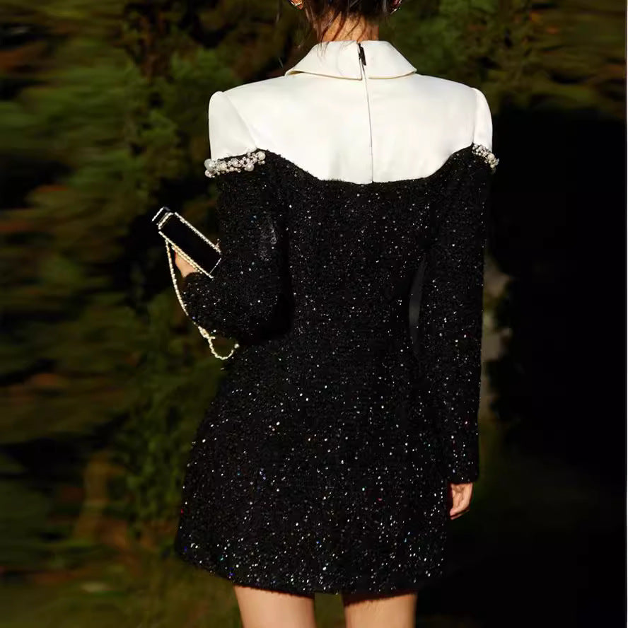Stunning Sequin Beaded Slim Dress