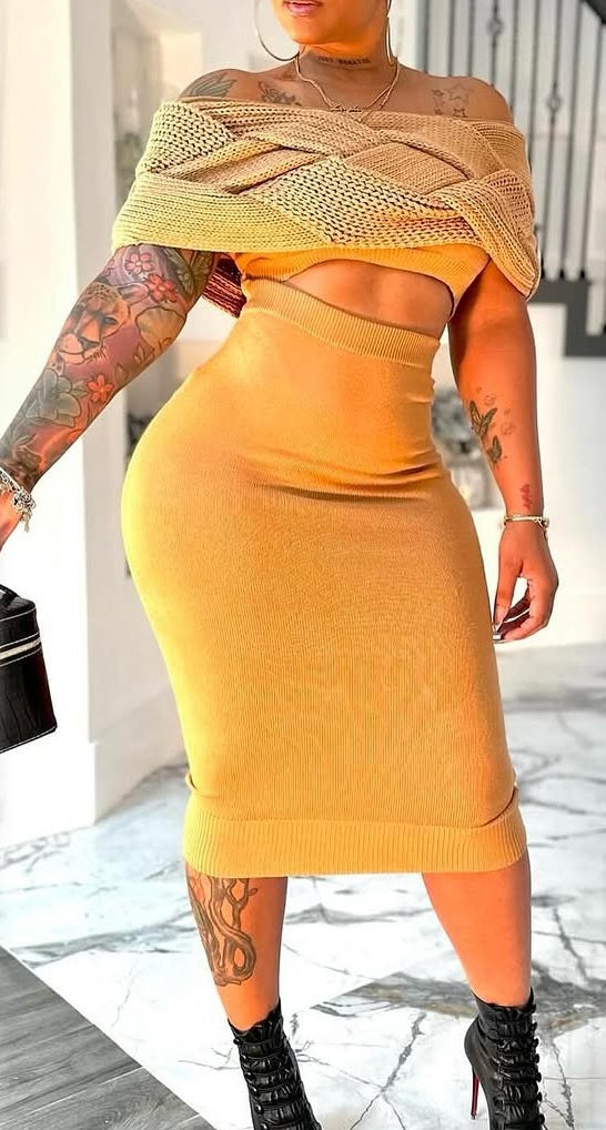 Knitted two-piece set