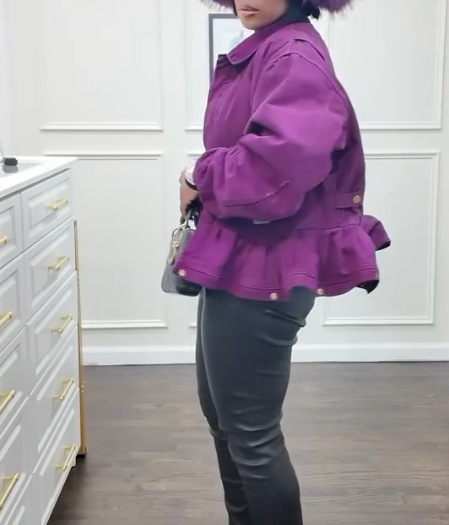 Cloud-edged coat