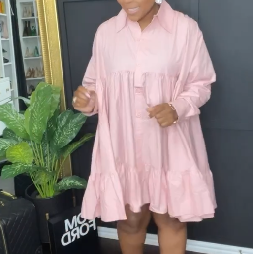 Fashion Shirt Dress