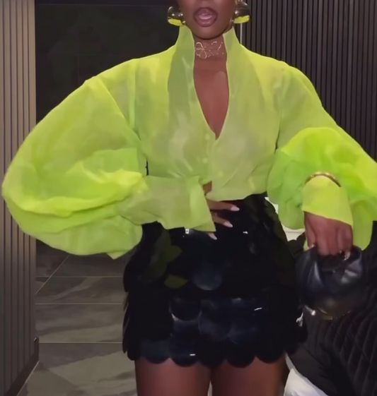 Bright loose top