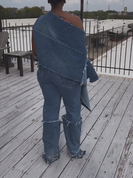 Cowboy cape vest