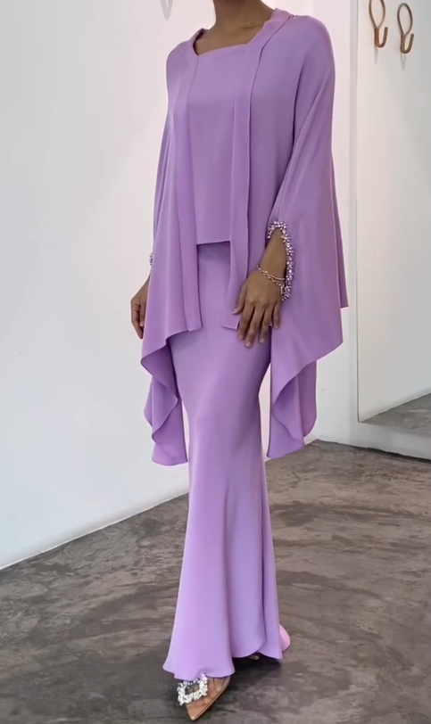Demure Breezy 2pc Skirt Set