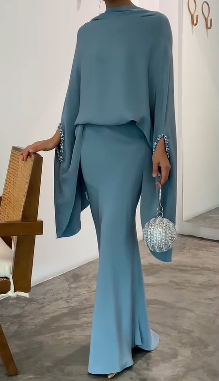 Demure Breezy 2pc Skirt Set
