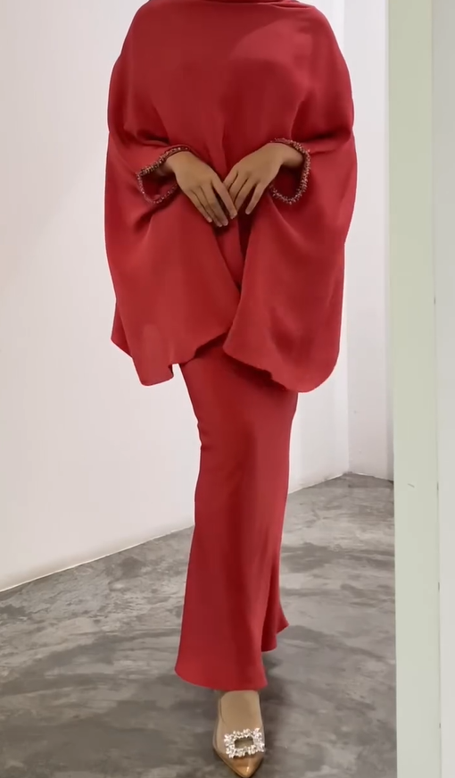 Demure Breezy 2pc Skirt Set