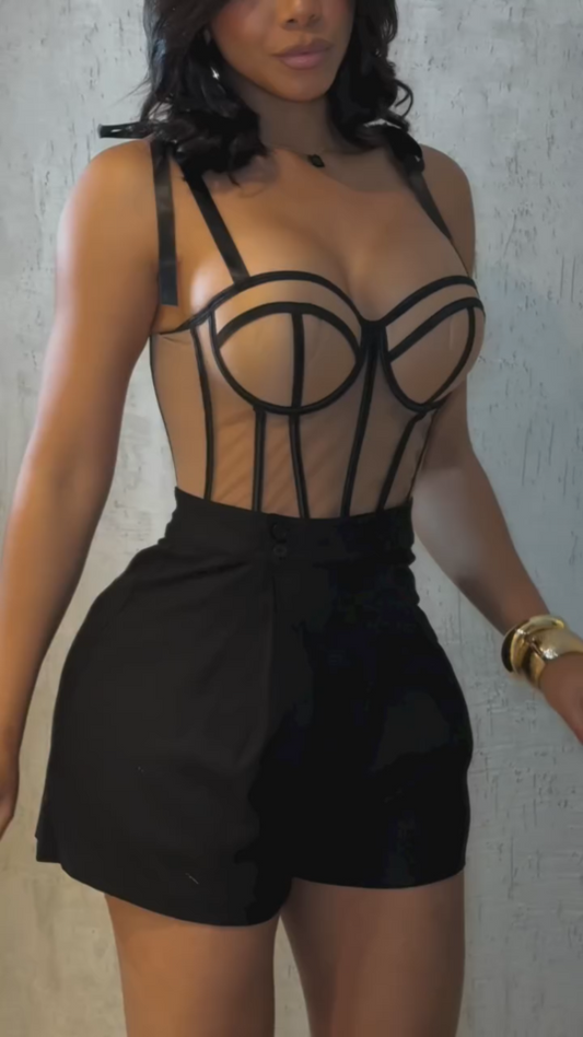 Sexy two-piece suit