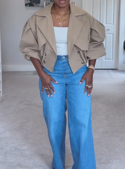 Light brown casual jacket