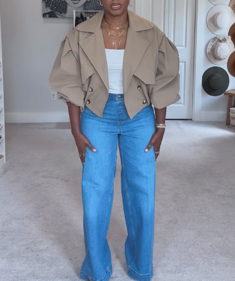 Light brown casual jacket