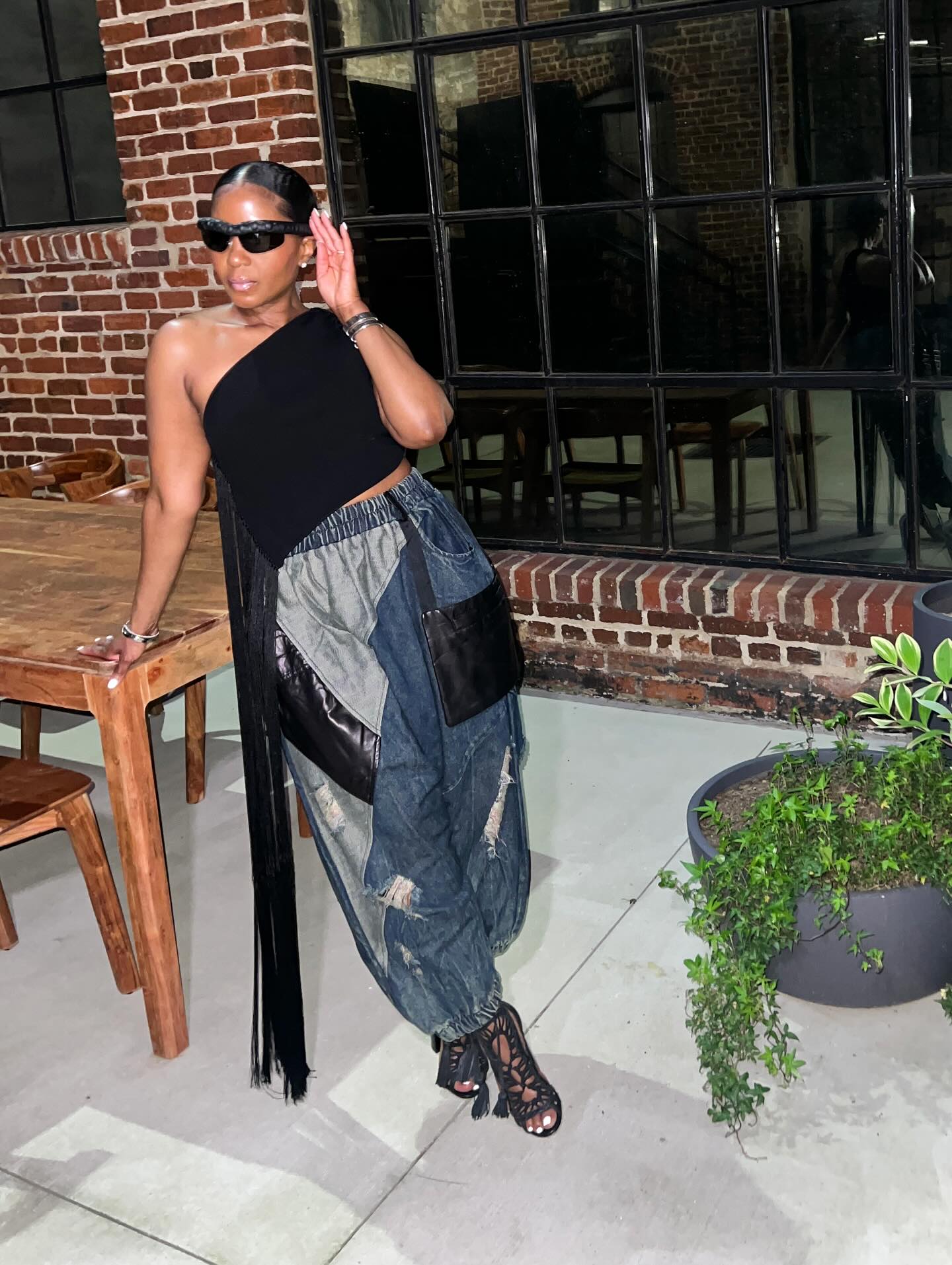 Fashionable casual loose trousers
